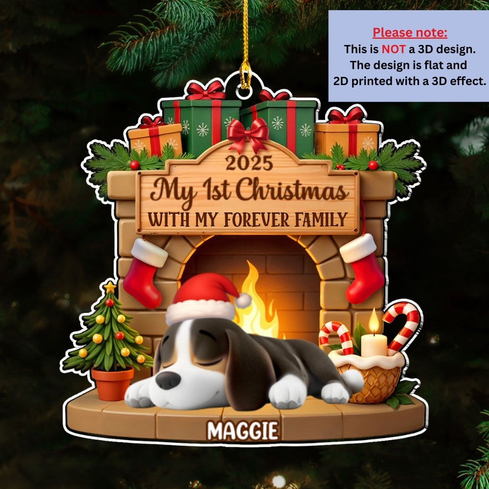 My Forever Home - Personalized Custom Acrylic Ornament