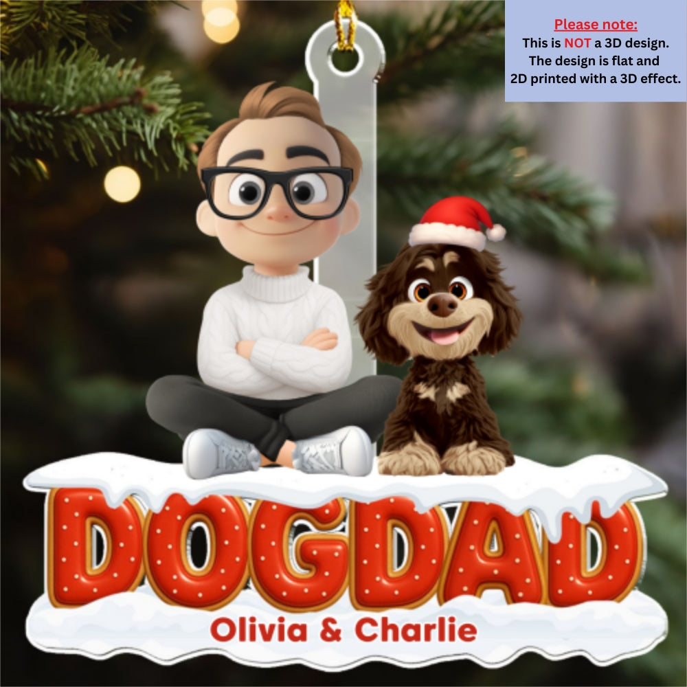 Our Unbroken Bond - Personalized Custom 3D Effect Acrylic Ornament