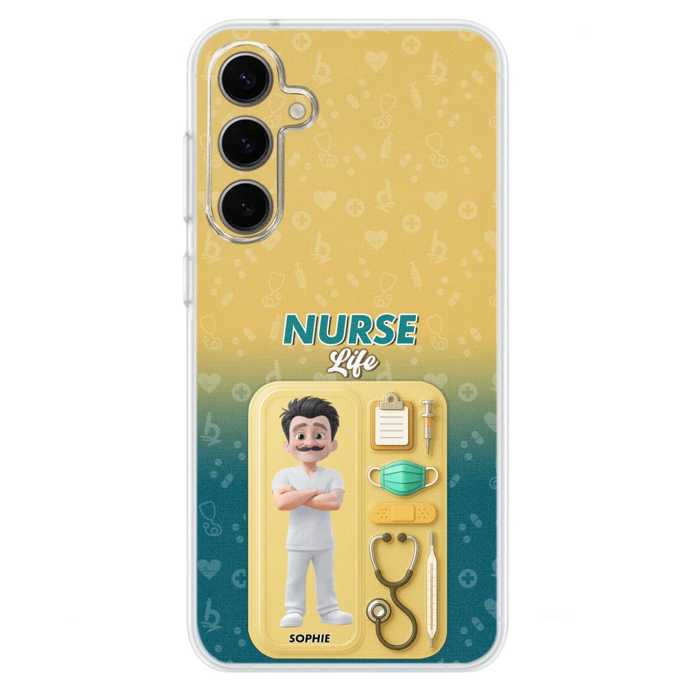 Proud Of Nurse Life - Personalized Custom Phone Case