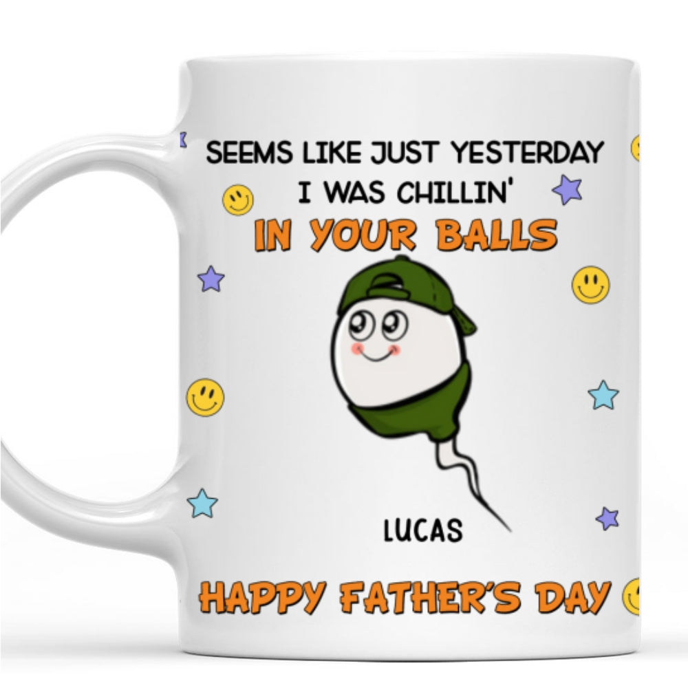 We Were Chilling - Personalized Custom Coffee Mug