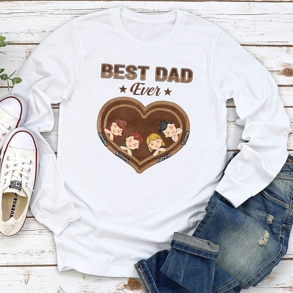 Best Dad Papa Ever - Personalized Custom Shirt