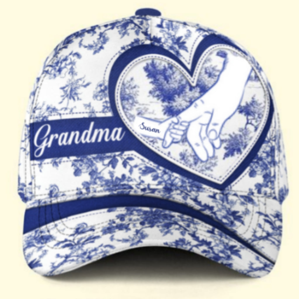 Grandkids Toile De Jouy - Personalized Classic Cap