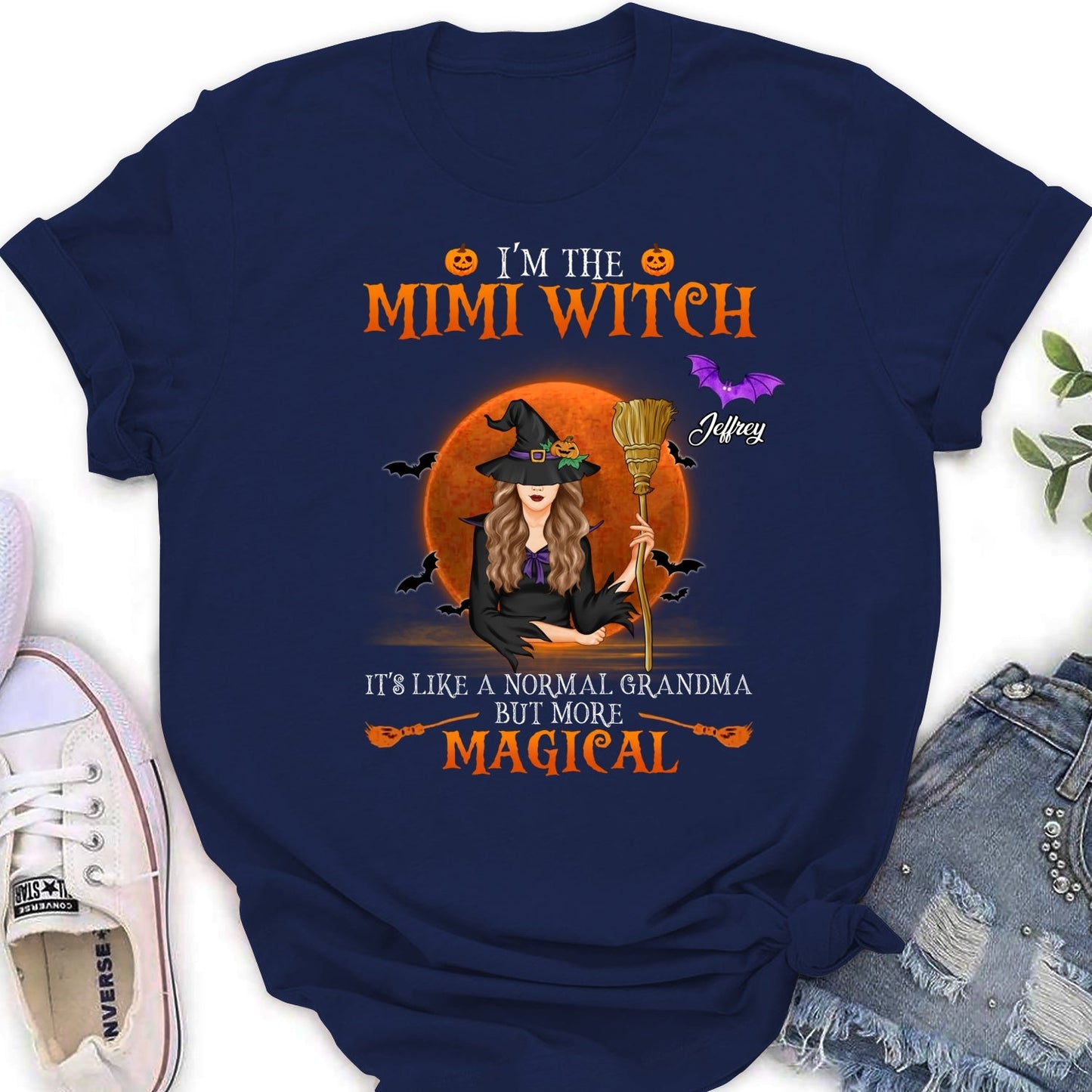 I Am A Grandma Witch - Personalized Custom Shirt