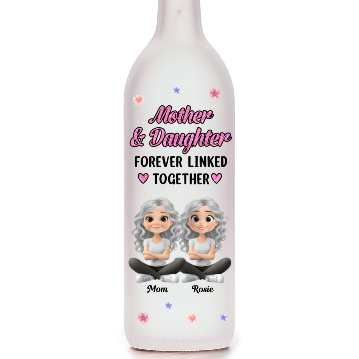 Loving Gift For Mommy - Personalized Custom Bottle Lamp