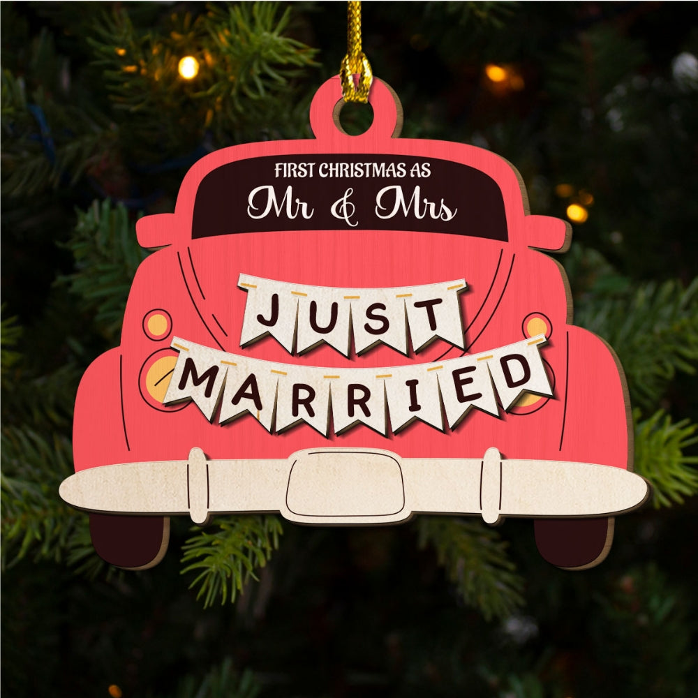 The Only Gift I Want This Year Is Your - Personalized Custom Freeshape 2-Layered Wood Ornament