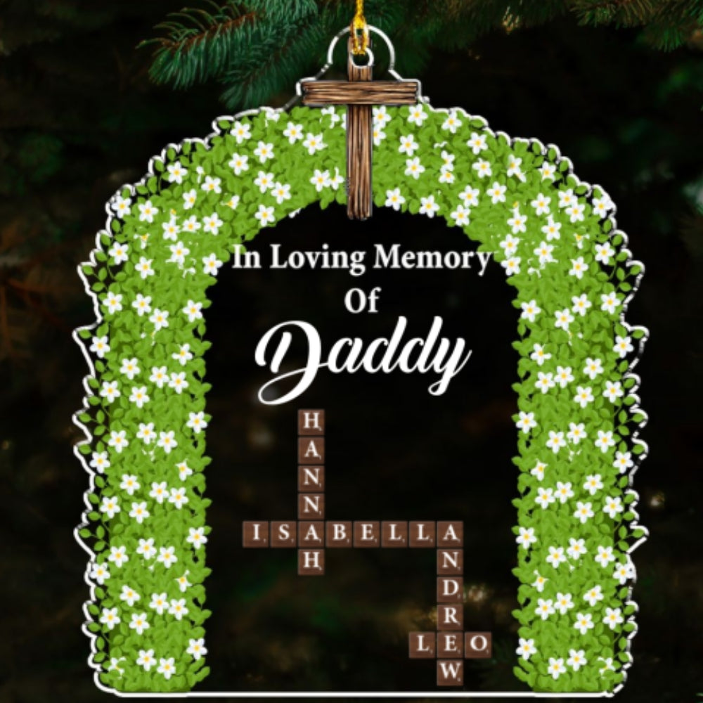 In Loving Memory Forever - Personalized Custom Acrylic Ornament