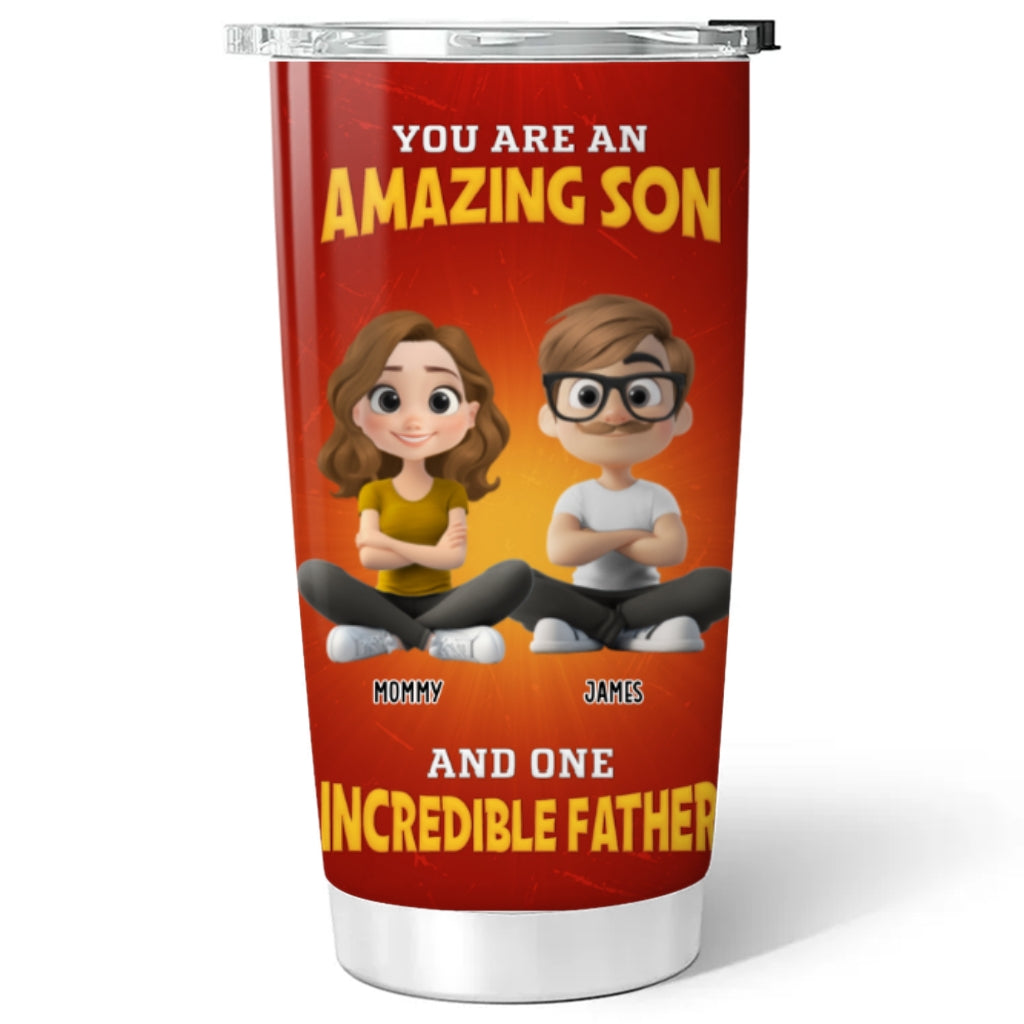 You Are Perfect Dad - Personalized Custom Tumbler