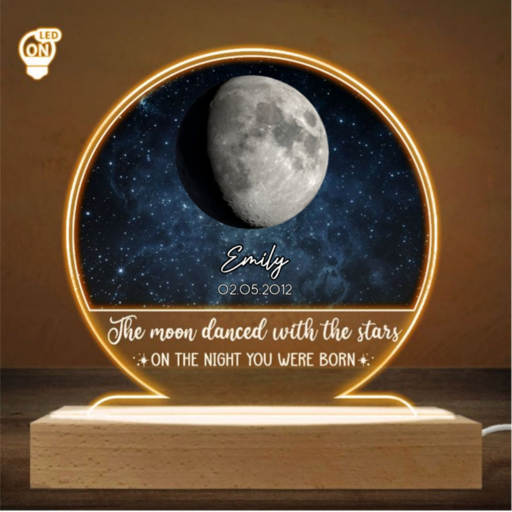 The Night Shined For You - Personalized Custom LED Light