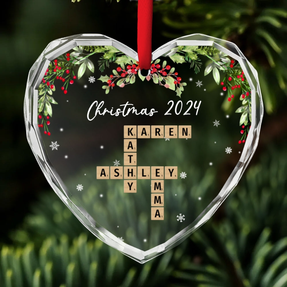 Your Love Melts My Heart - Personalized Custom Glass Ornament