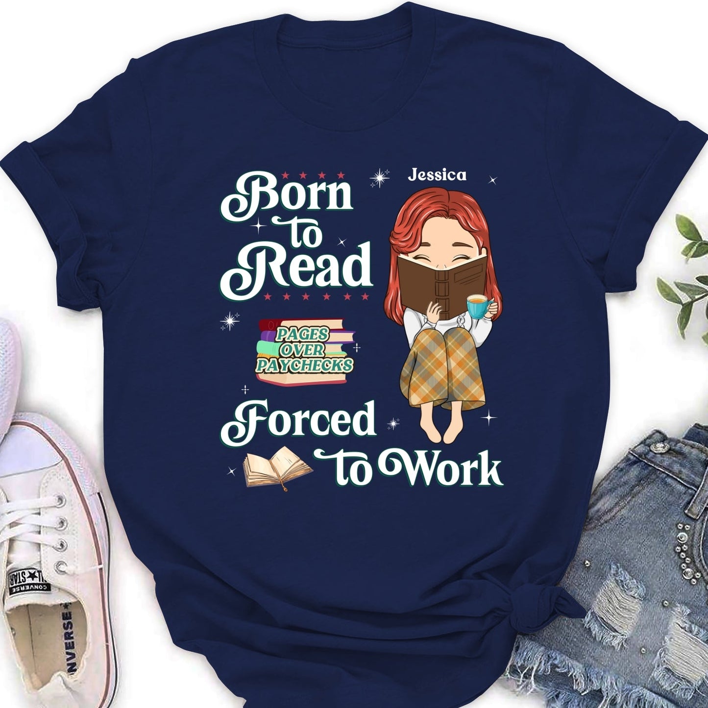 Built To Read, Forced To Grind - Personalized Custom Shirt