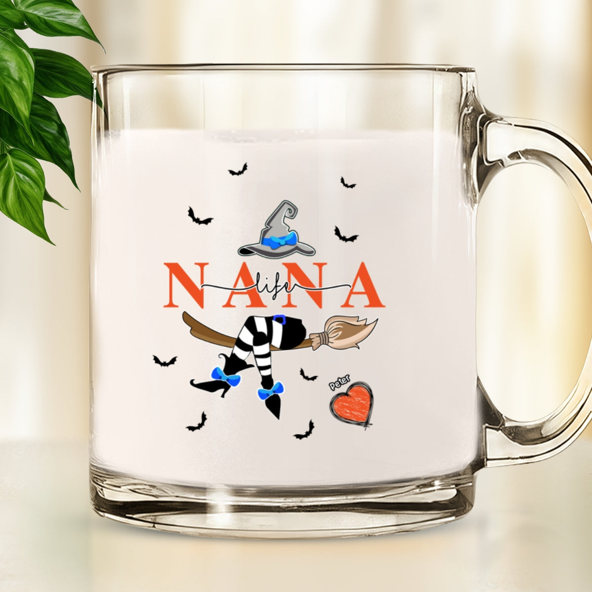 Grandma Life Witch - Personalized Custom Glass Mug