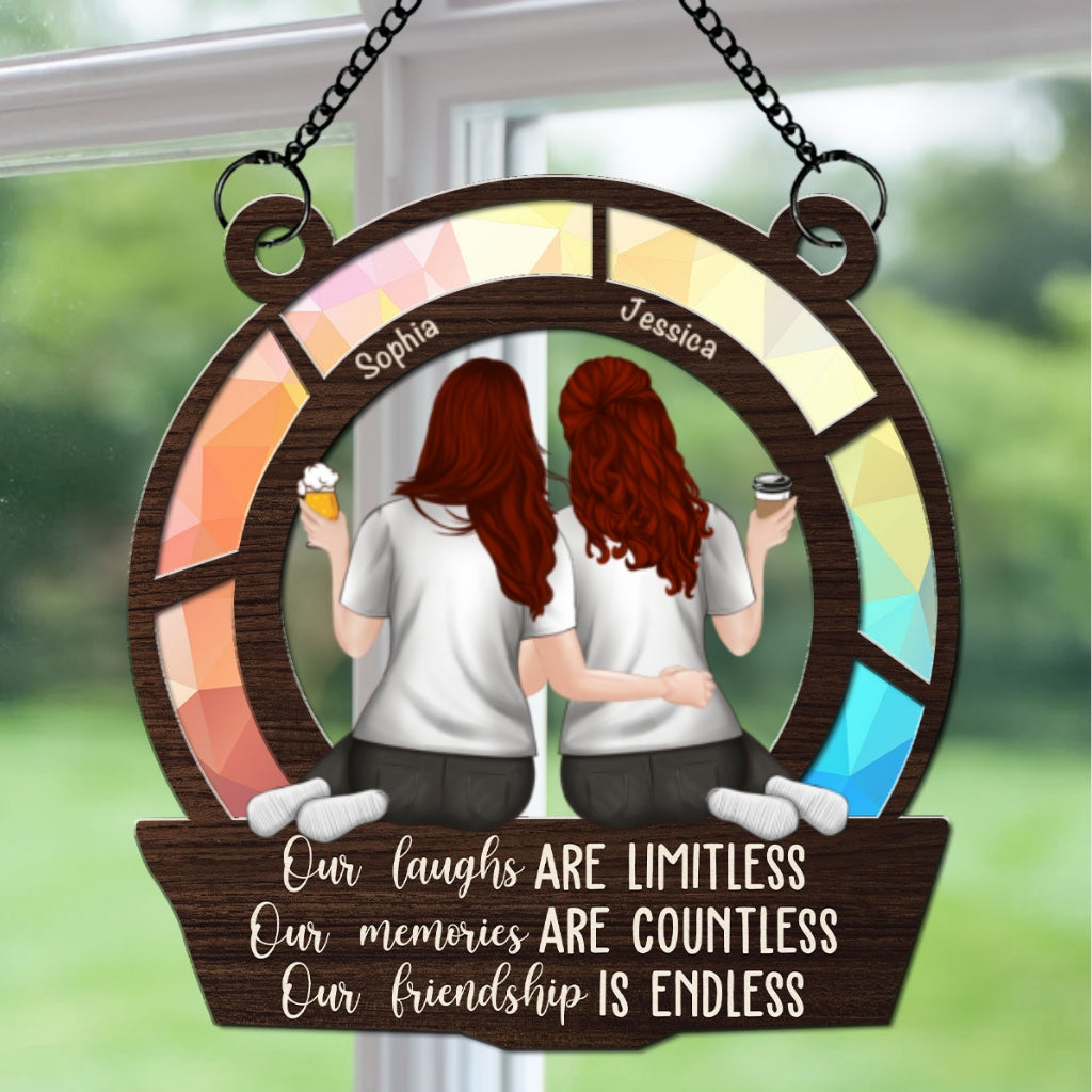 Our Memories Are Countless - Personalized Custom Suncatcher