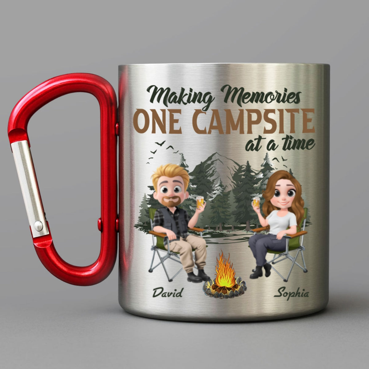 Making Memories - Personalized Custom Carabiner Mug