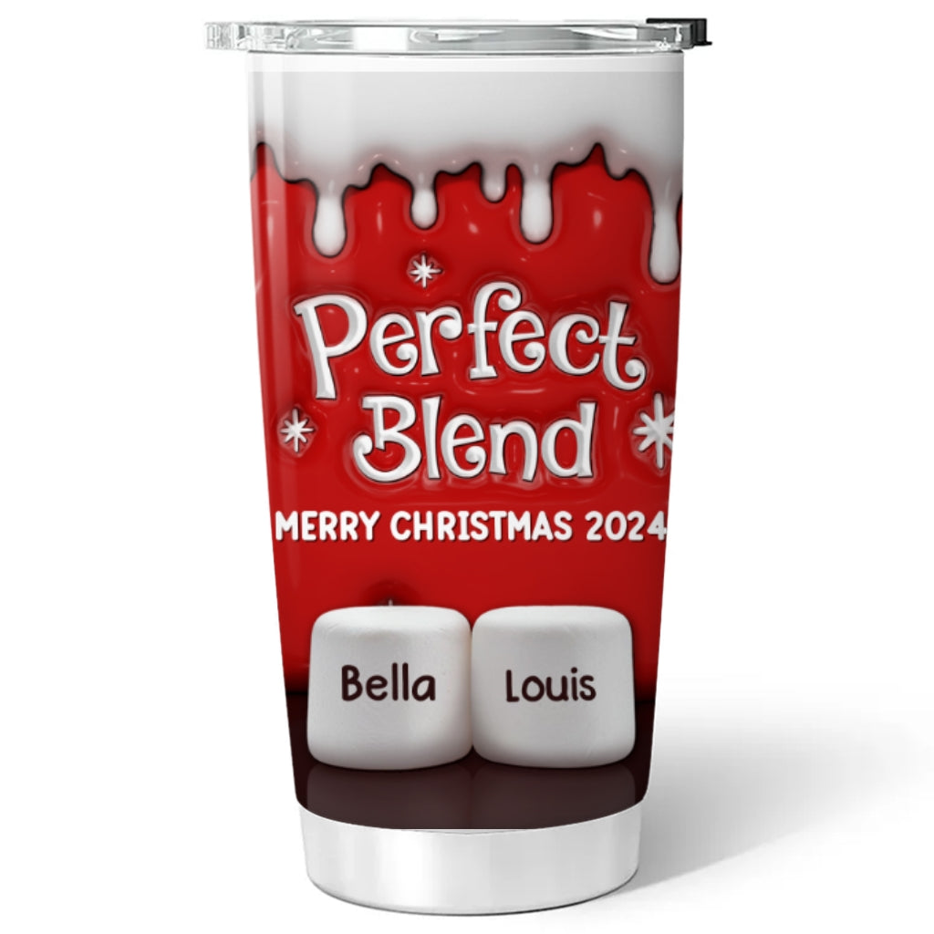 Perfect Blend - Personalized Custom 3D Inflated Effect Tumbler