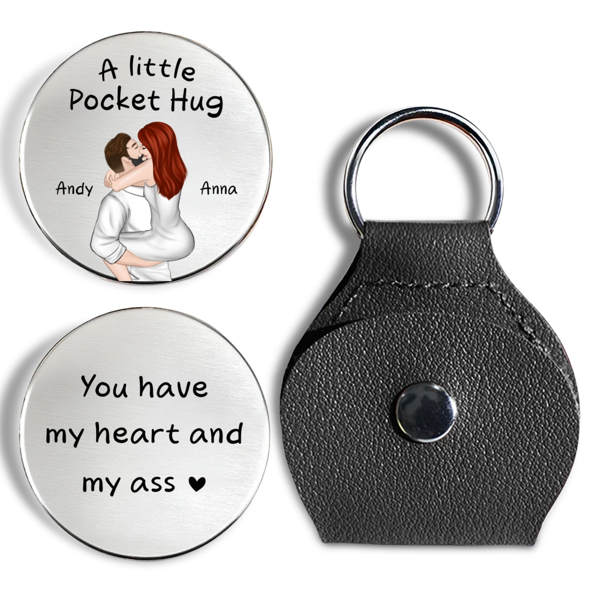 A little Pocket Hug - Personalized Custom Pocket Hug