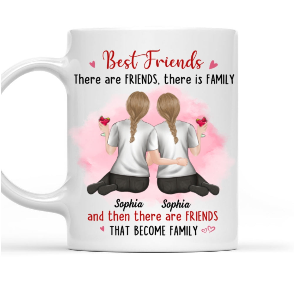 Friends That Become Family - Personalized Custom Coffee Mug
