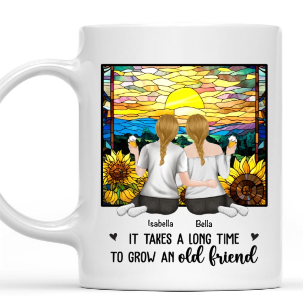 Grow An Old Friend - Personalized Custom Coffee Mug