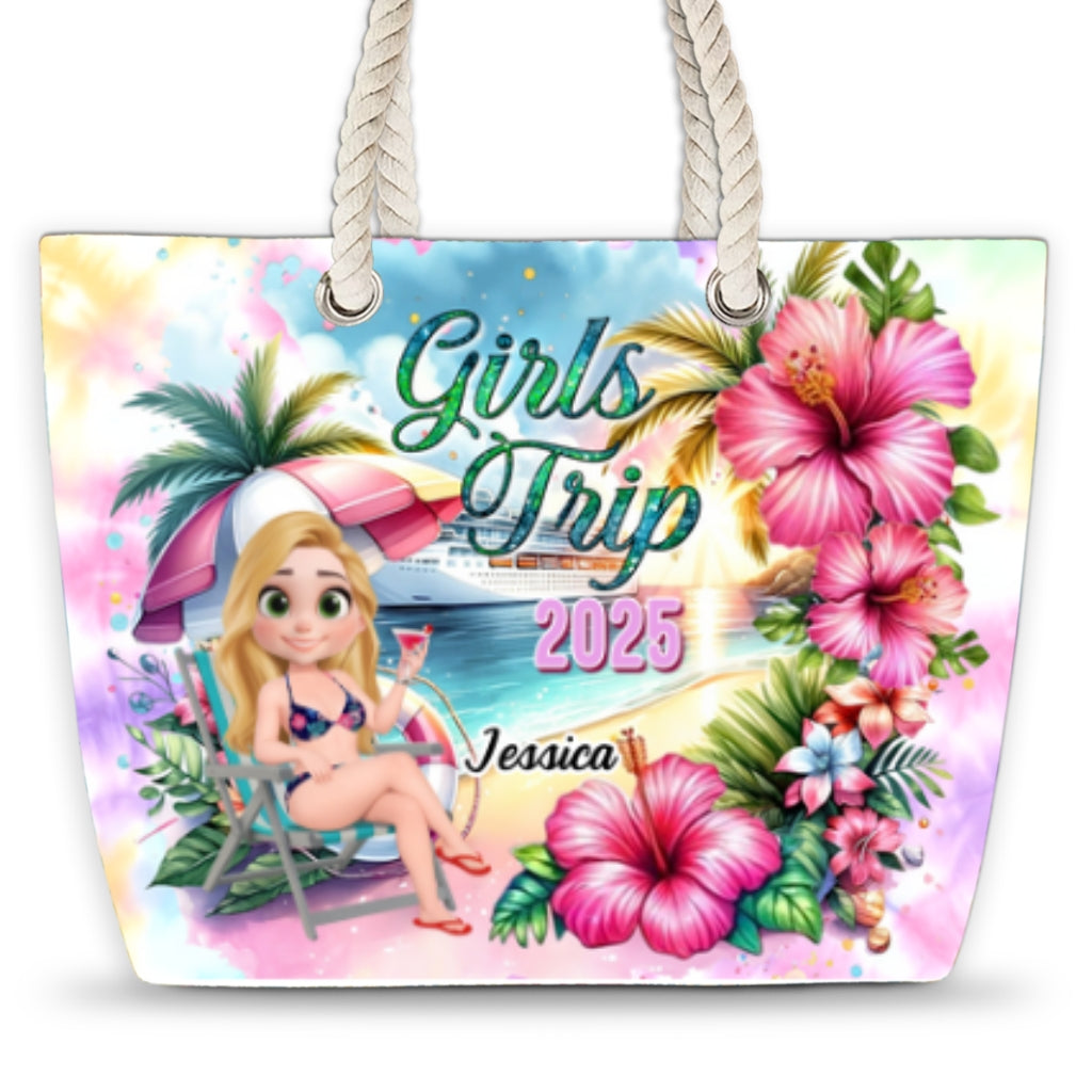 Girls Trip - Personalized Beach Bag