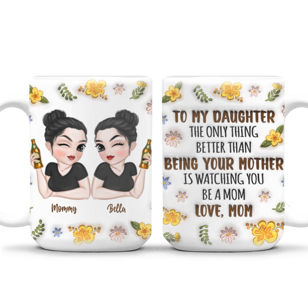 Watching You - Personalized Custom 3D Inflated Effect Mug