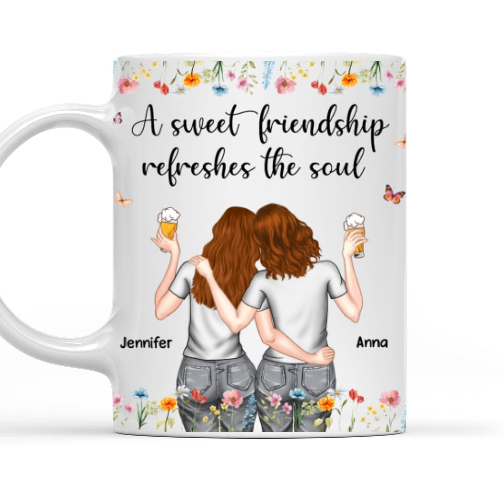 Refreshes The Soul - Personalized Custom Coffee Mug