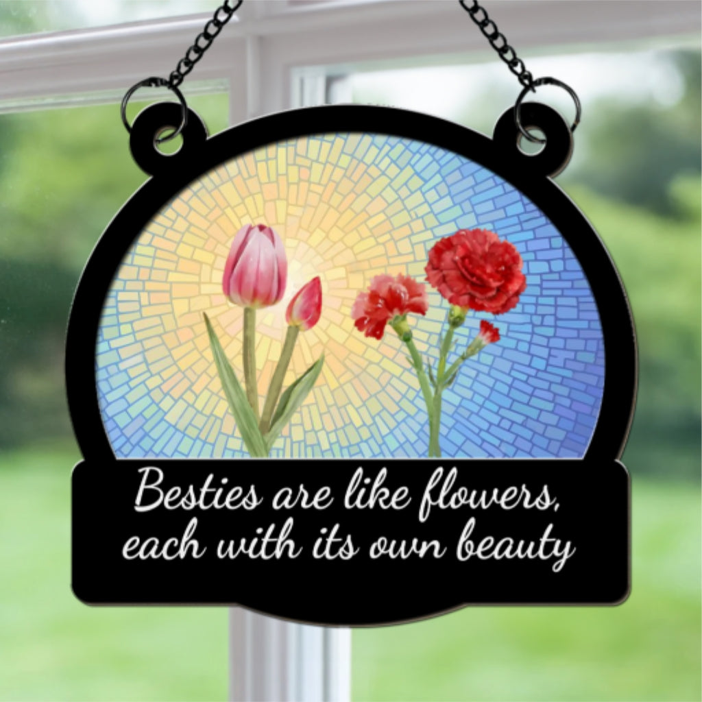 If We Had A Flower - Personalized Custom Suncatcher