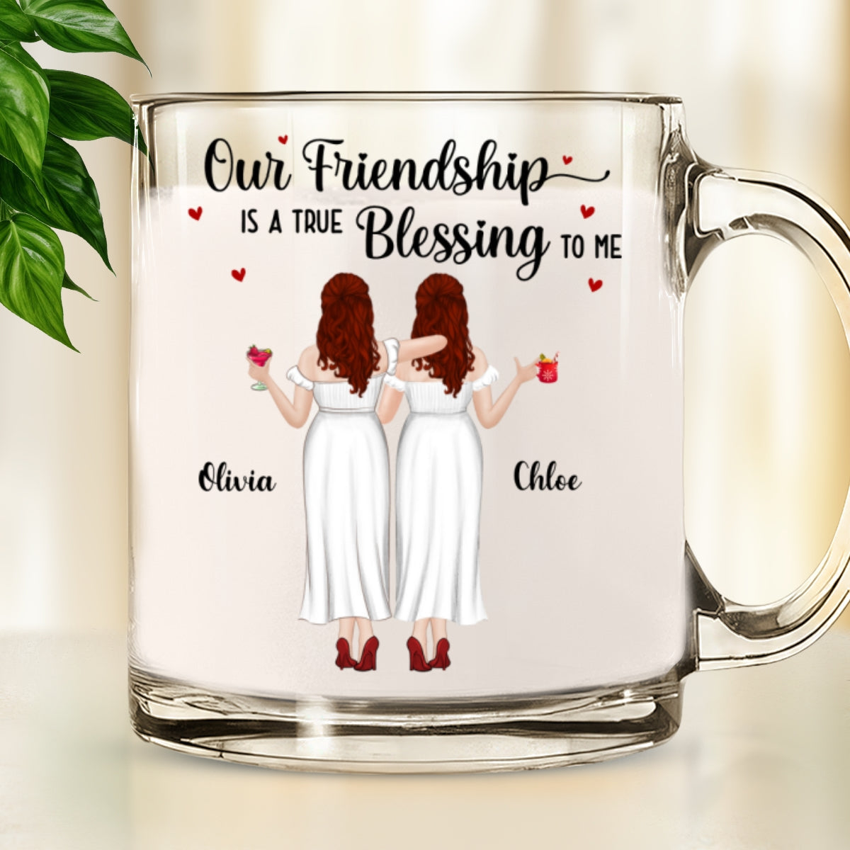 Blessing To Me - Personalized Custom Glass Mug