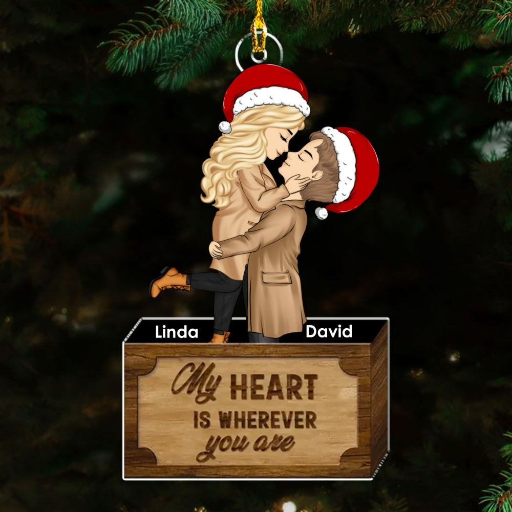 For The Best Partner - Personalized Custom Acrylic Ornament