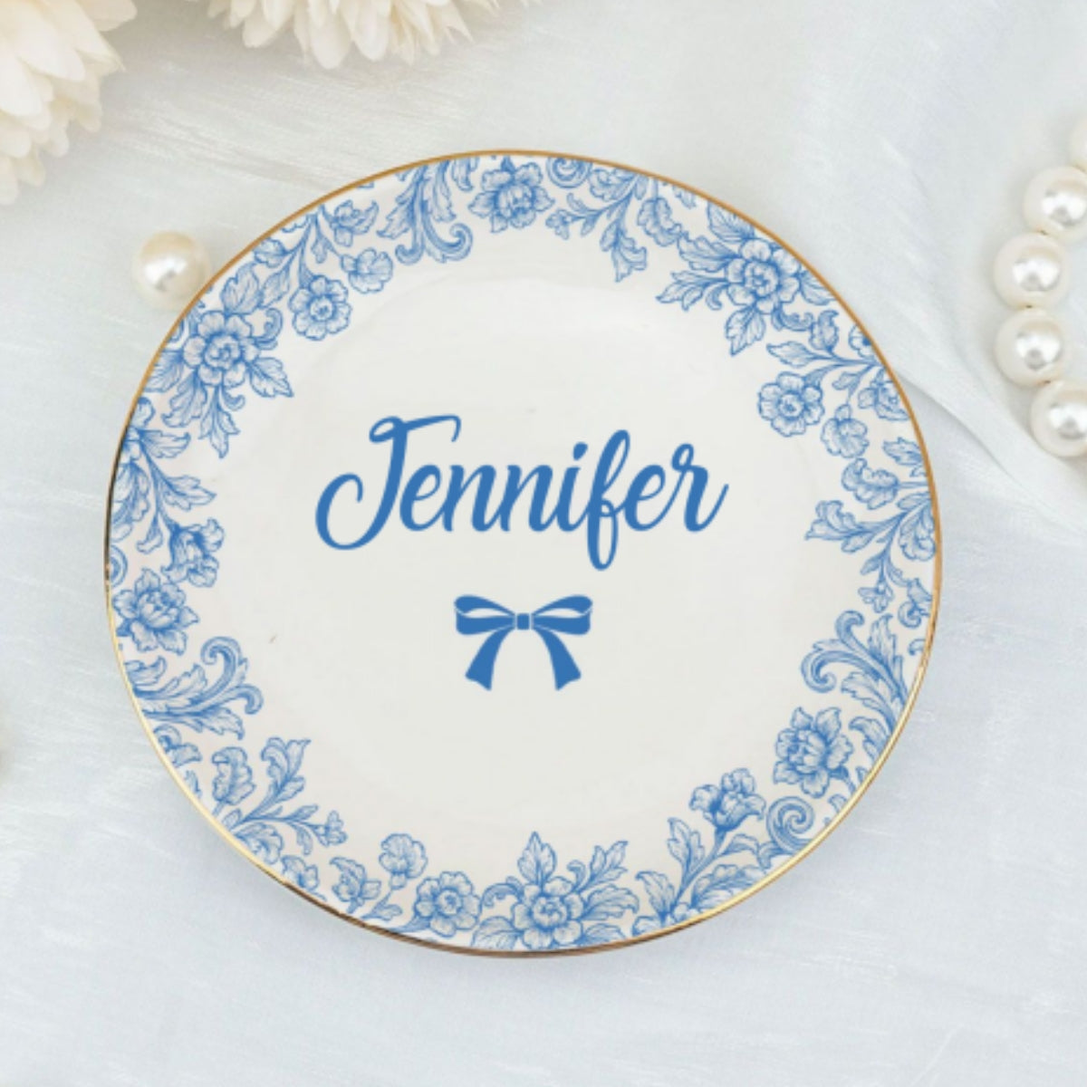 Beautiful Garden For Friend - Personalized Custom Jewelry Dish