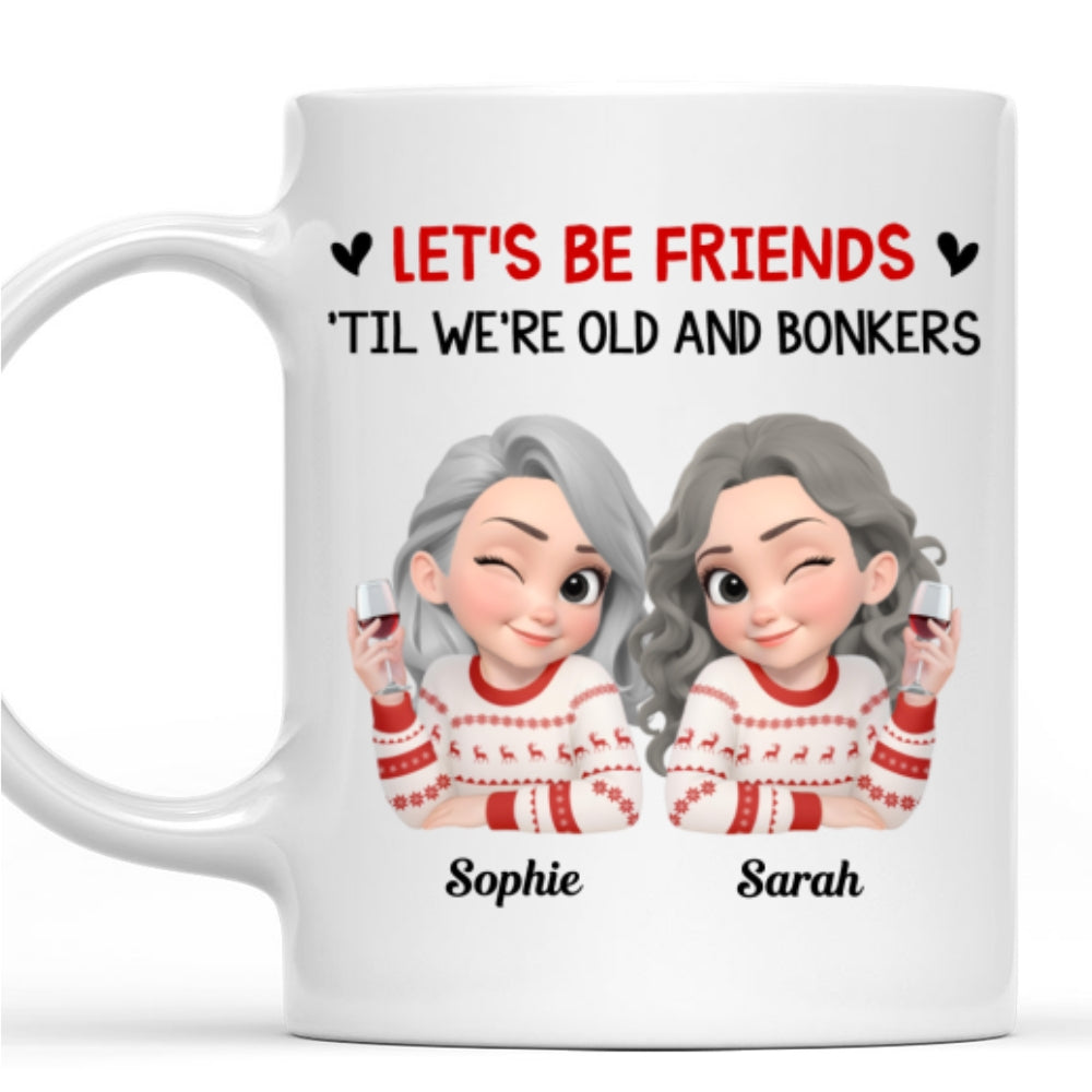Lets Be Friend - Personalized Custom Coffee Mug