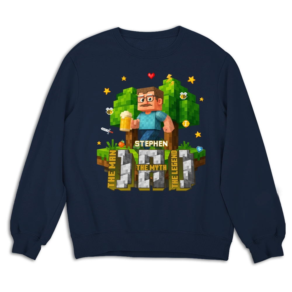 Dad The Amazing Pixel - Personalized Custom Shirt