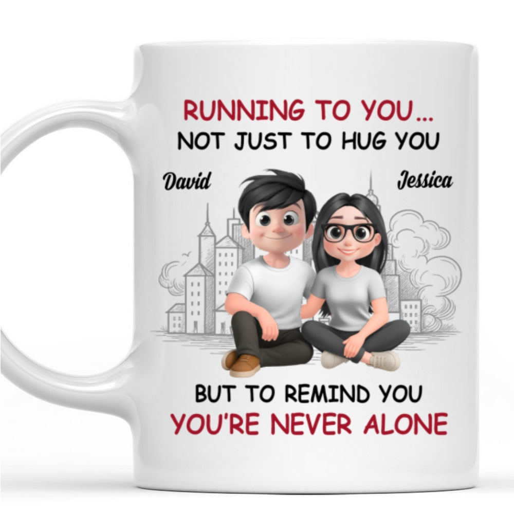 Heart Runs Home To You - Personalized Custom Coffee Mug