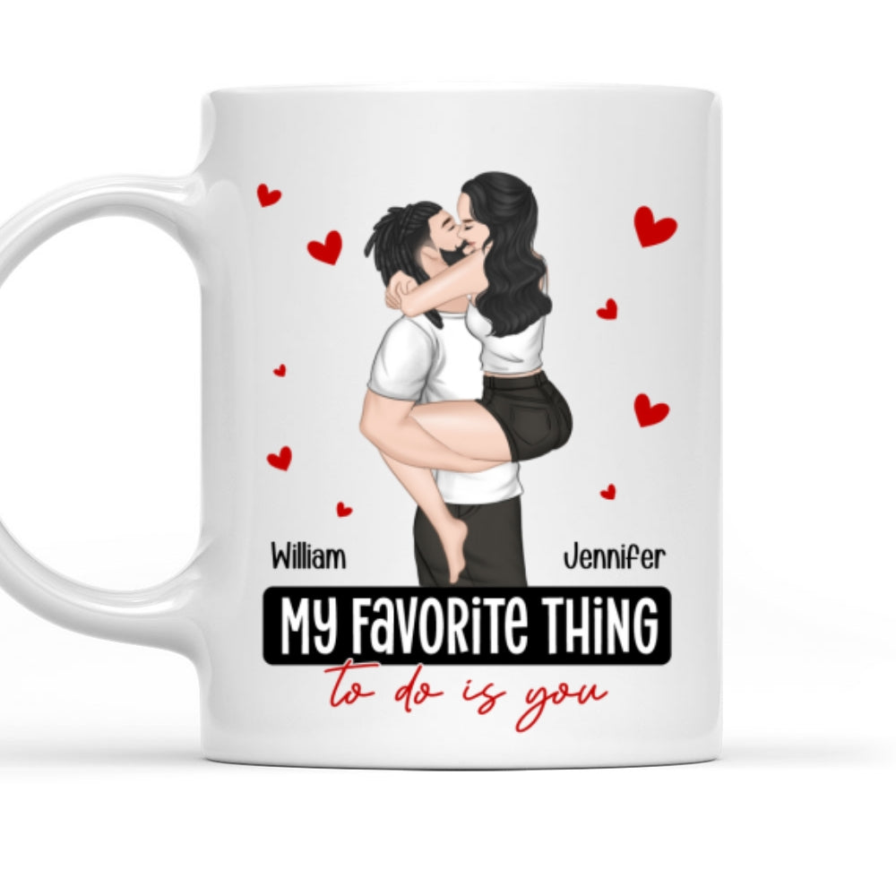 My Favorite Thing - Personalized Custom Coffee Mug