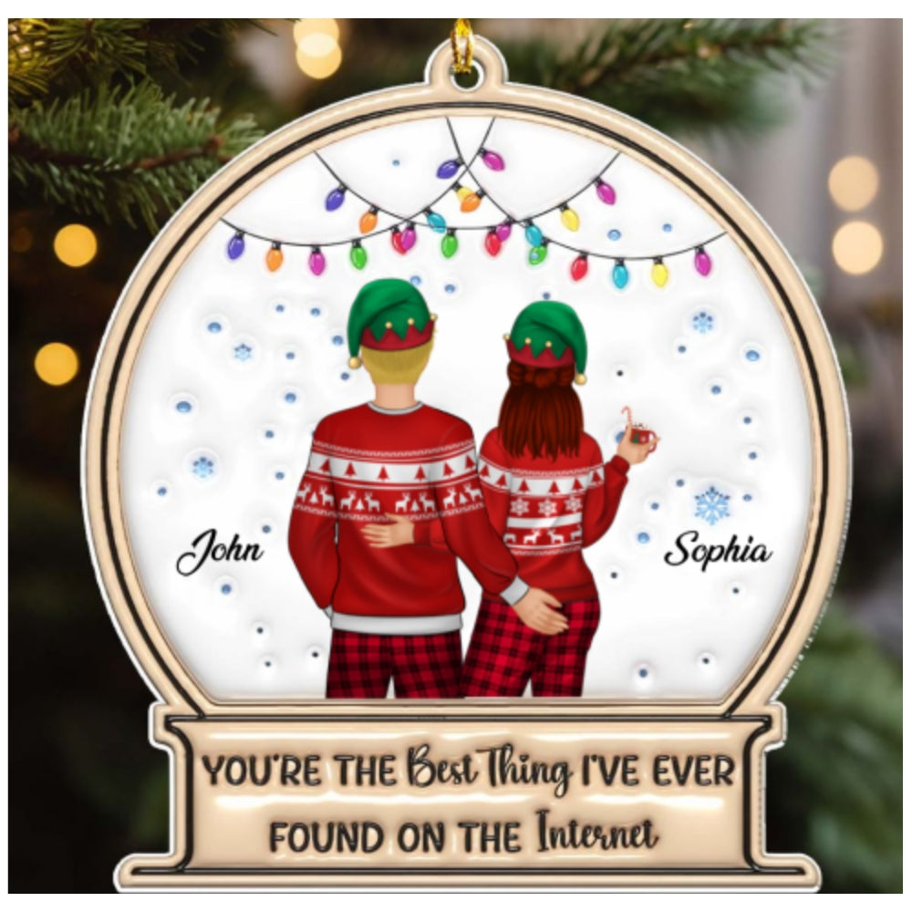 You're The Best Thing On The Internet - Personalized Custom 3D Inflated Effect Acrylic Ornament