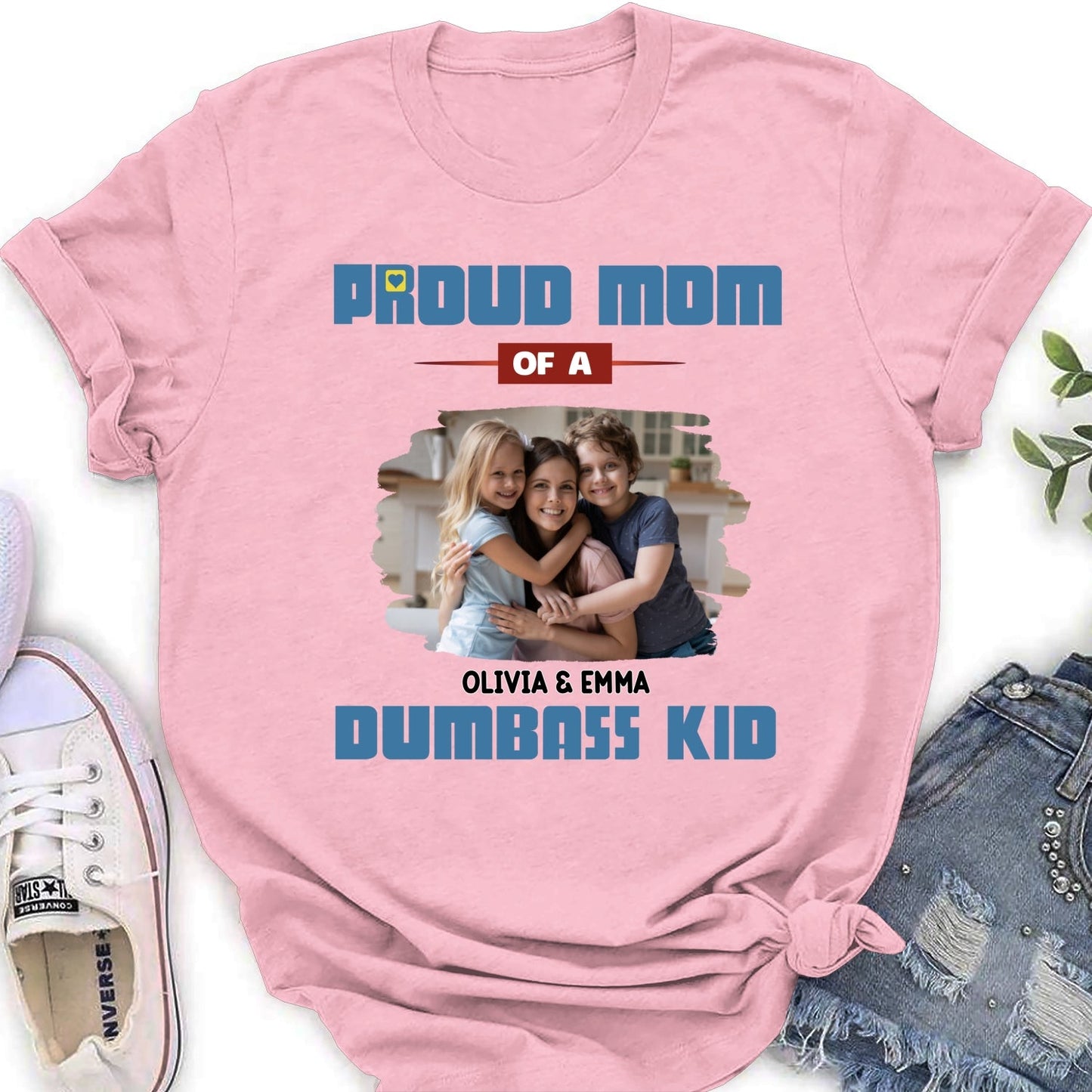 Proud Mom Photo - Personalized Custom Shirt