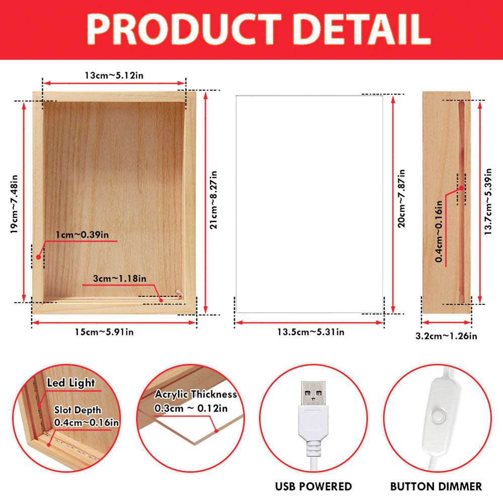 Custom Locations Heart Puzzle Map - Personalized Frame Light Box