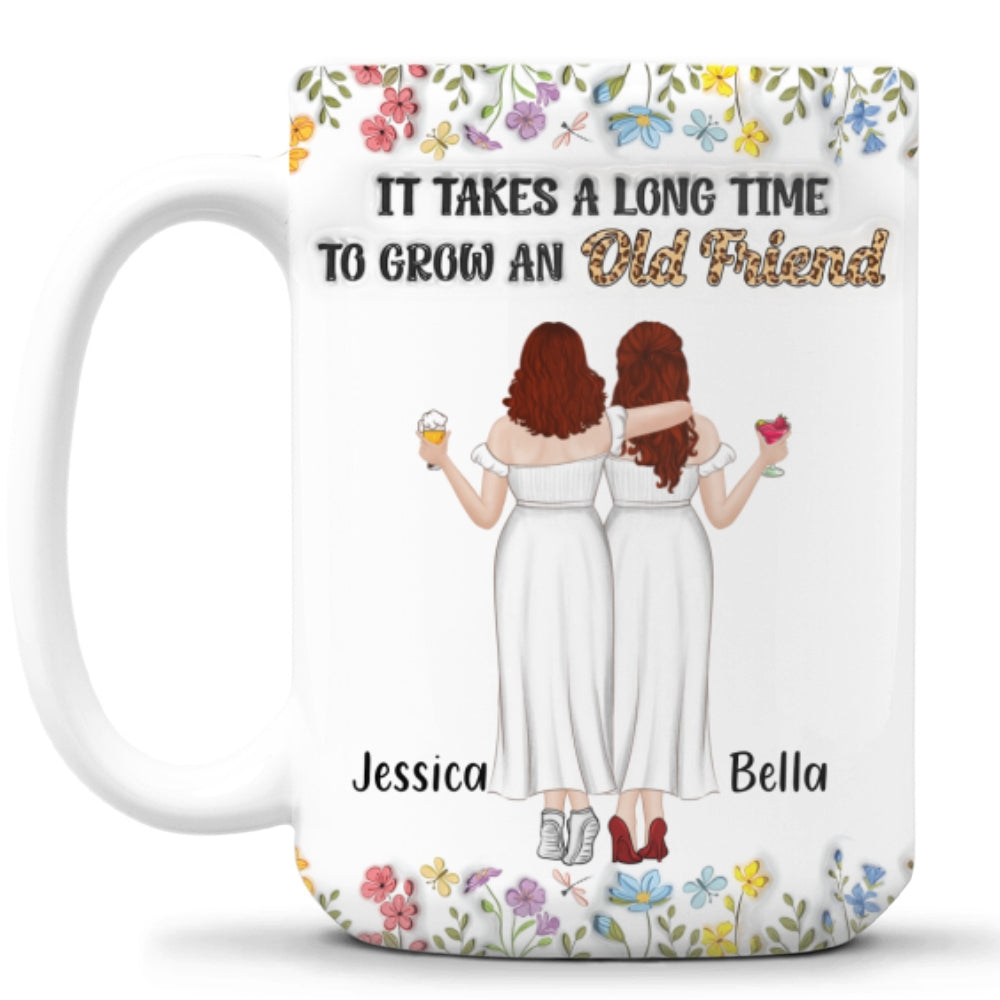 It Takes Us A Long Time - Personalized Custom 3D Inflated Effect Coffee Mug