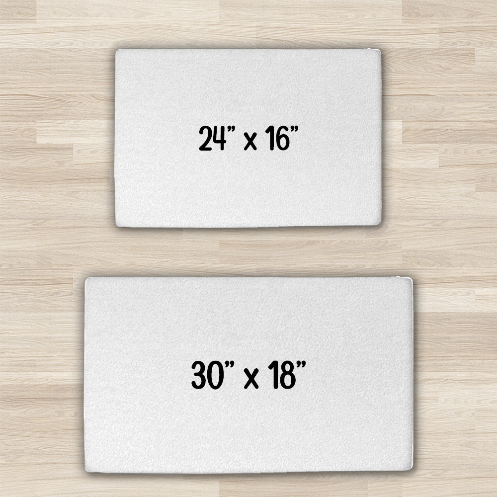 Lady and Husband - Personalized Custom Doormat