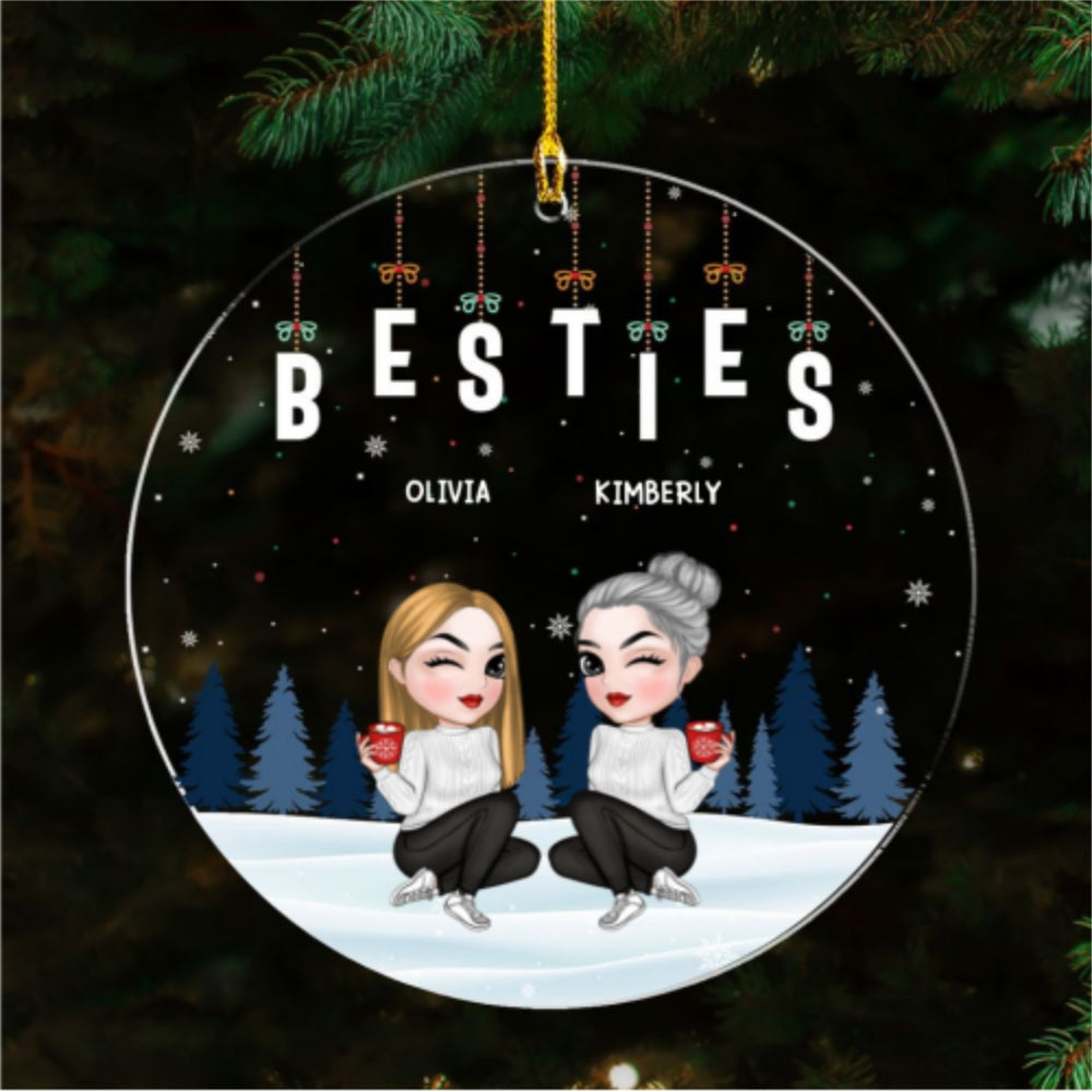 Friends Forever - Personalized Custom Acrylic Ornament
