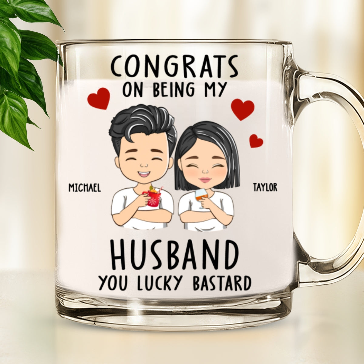 Annoying Each Other - Personalized Custom Glass Mug