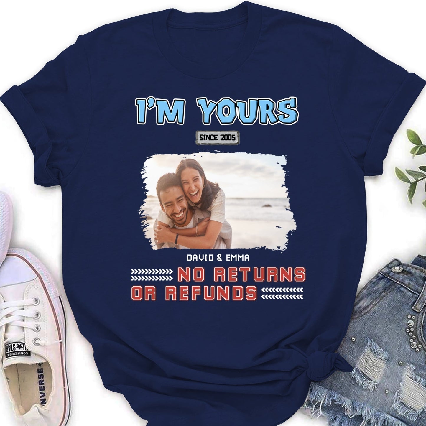 I Am Yours Photo - Personalized Custom Shirt