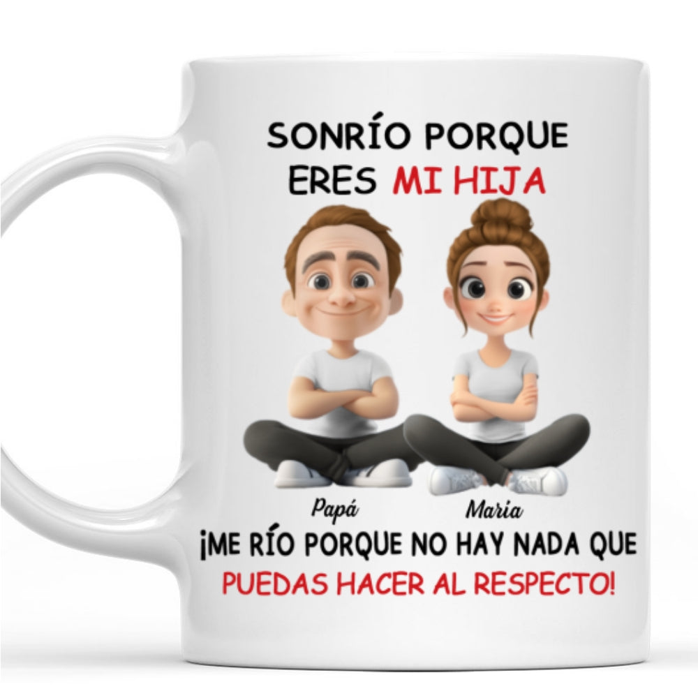 Mi hija - Taza de café personalizada