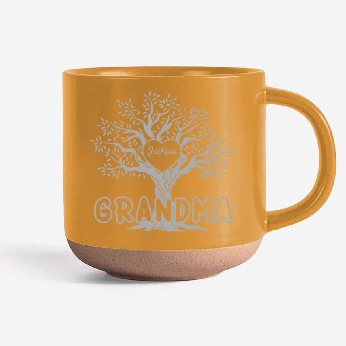 Blessed To Be Called Grandma - Personalized Custom Engraved Pottery Mug