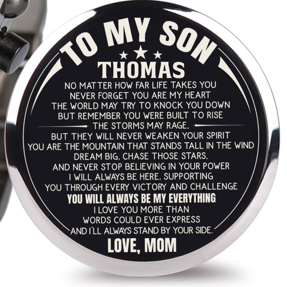 Remember You Were Built To Rise - Personalized Engraved Wooden Watches GQ026