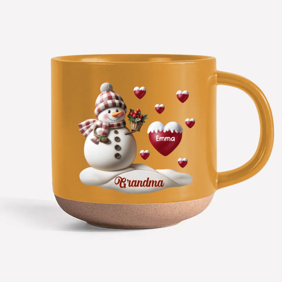 Love Grandma - Personalized Custom Pottery Mug