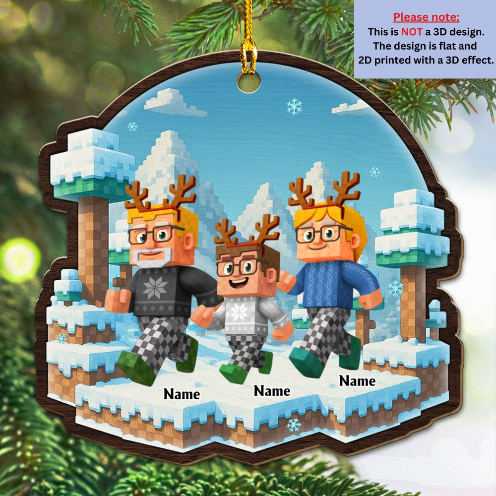 Let Us Go - Personalized Custom Wood Ornament