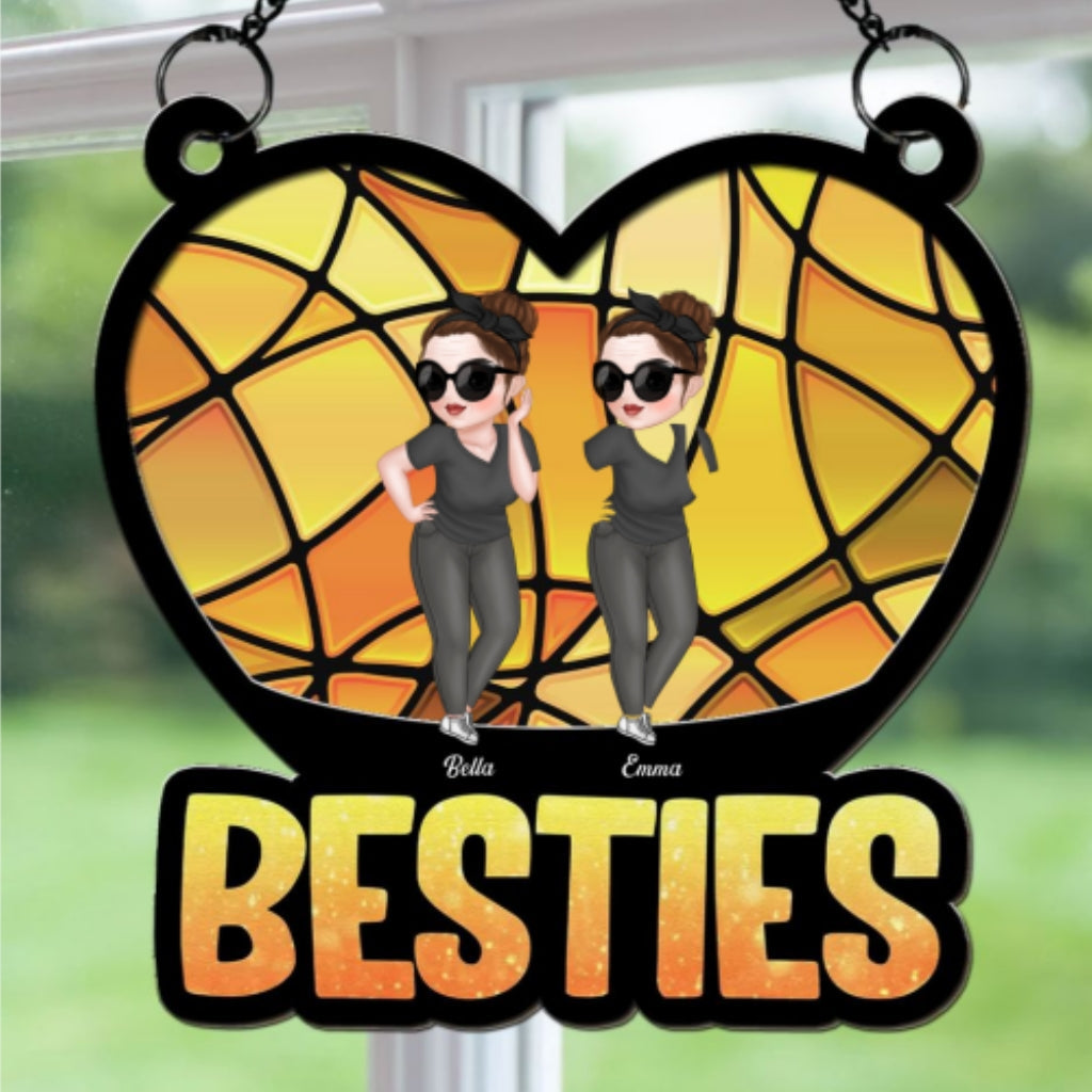 Happy Friendship - Personalized Custom Suncatcher