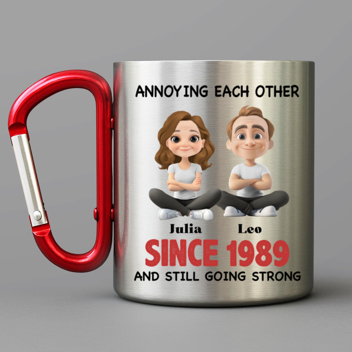 Together Forever - Personalized Custom Carabiner Mug
