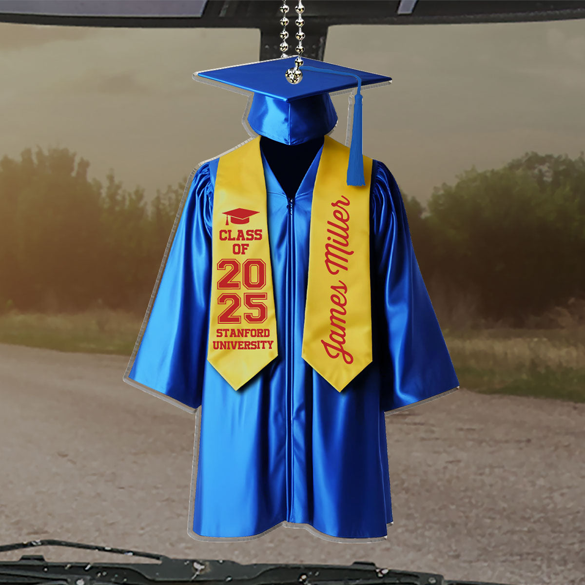 Happy Graduation - Personalized Custom Car Ornament