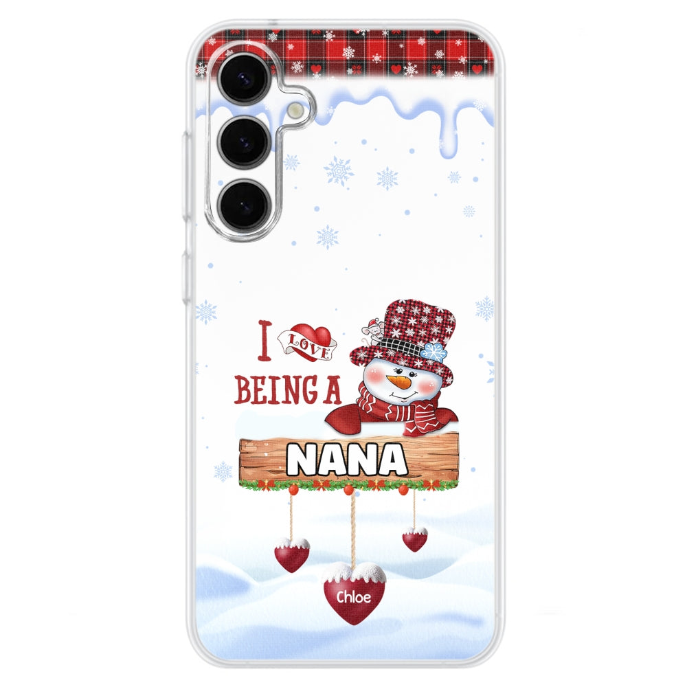 I Love Being A Grandma - Personalized Custom Phone Case