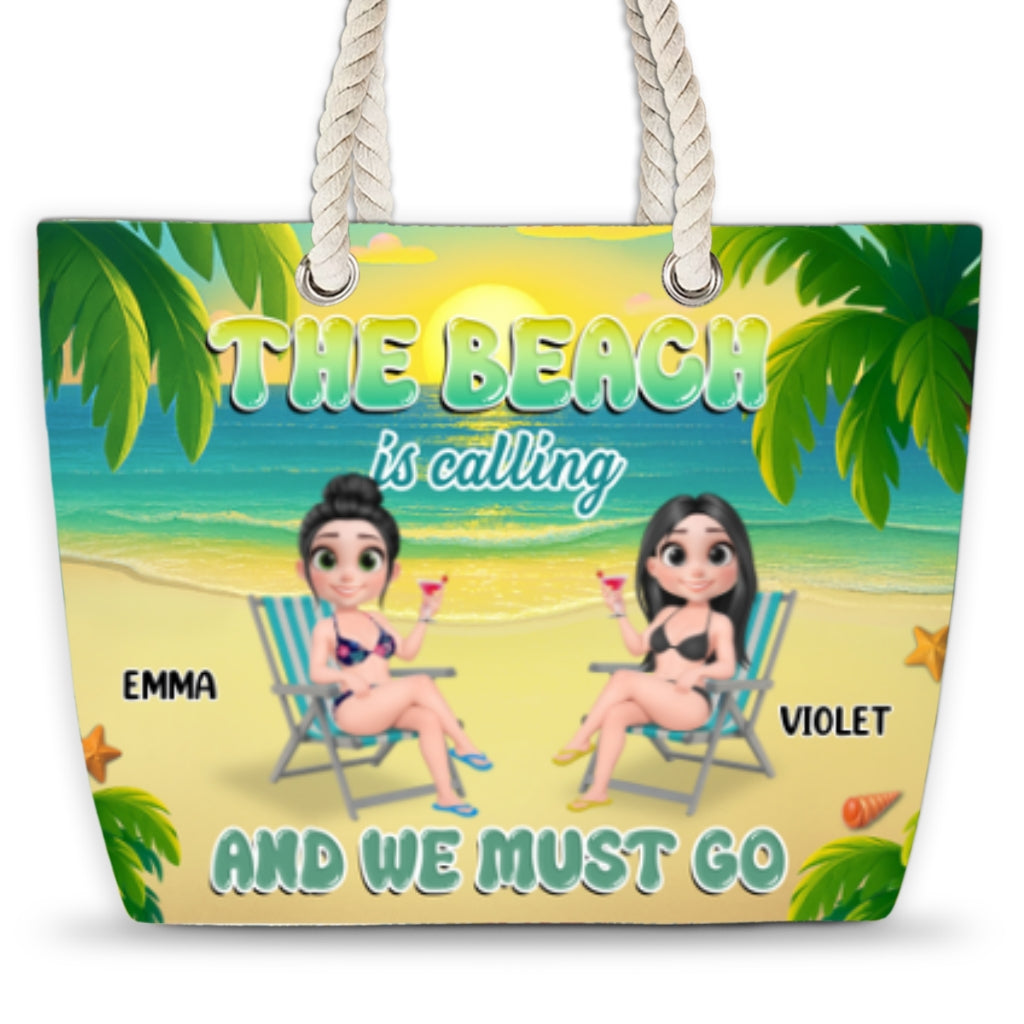 We Must Go - Personalized Custom Beach Bag